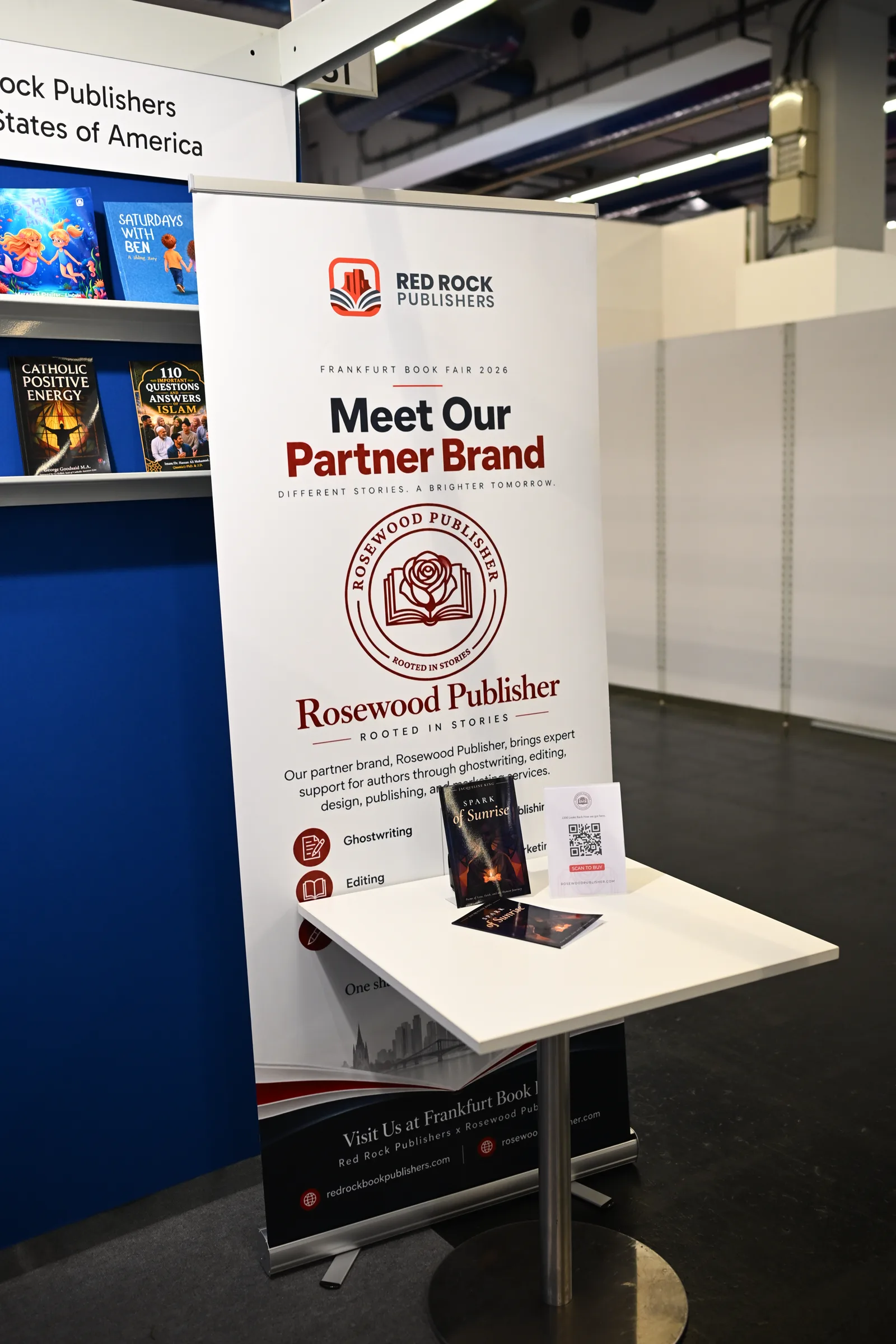 The publisher's Frankfurt Book Fair exhibition space
